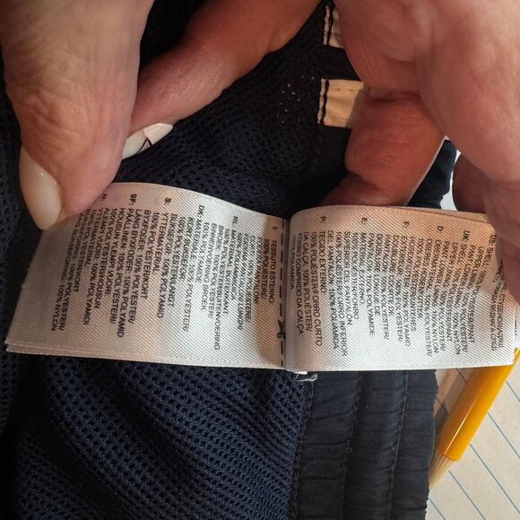 Mens Adidas Navy Blue XL Straight Track Pants Elastic Waist Pockets - Picture 11 of 13